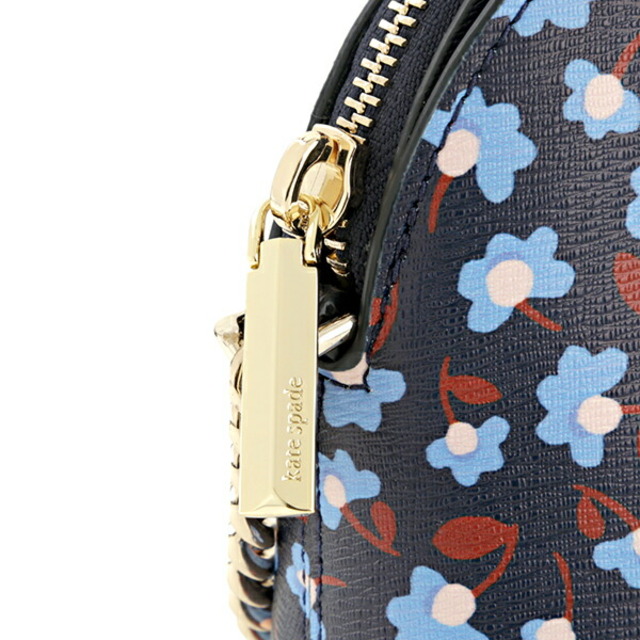 新品 ケイトスペード kate spade ショルダーバッグ SMALL DOME CROSSBODY ゼブラブルー