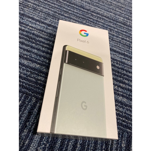 Google Pixel 6 Sorta Seafoam 128 GB au新品スマートフォン/携帯電話