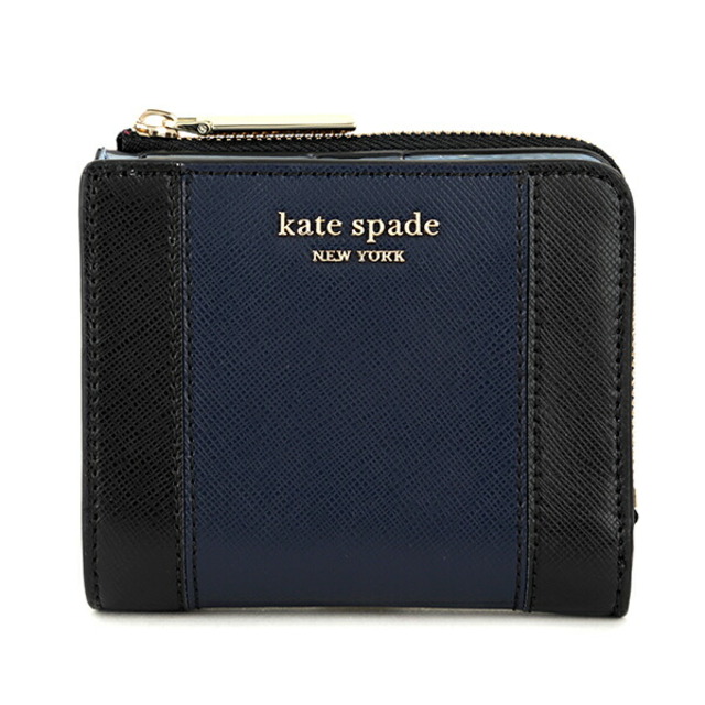 新品 ケイトスペード kate spade 2つ折り財布 SMALL BIFOLD WALLET ナイトキャップマルチ