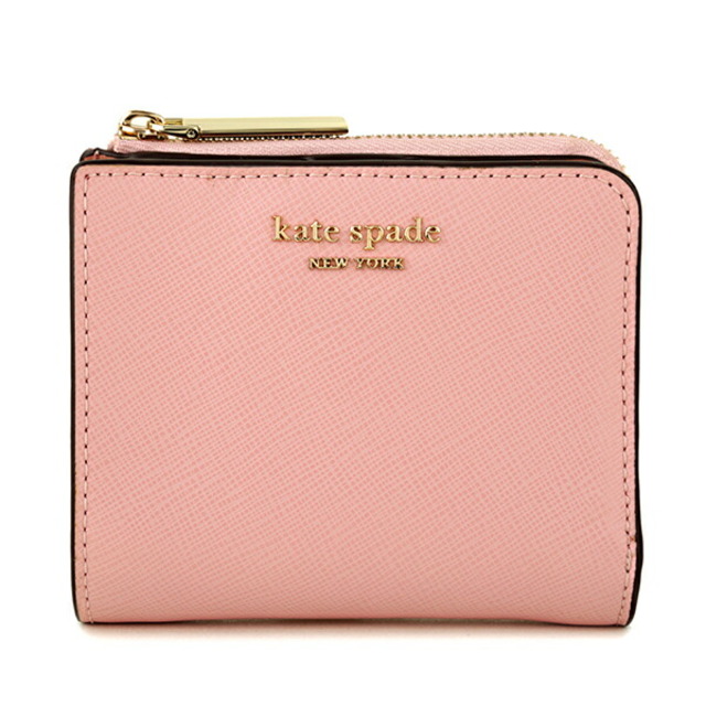 新品 ケイトスペード kate spade 2つ折り財布 SMALL BIFOLD WALLET チュチュピンク