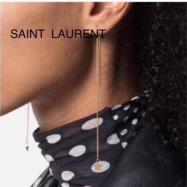 Saint Laurent(サンローラン)の未使用品に近い　サンローランパリ　ピアス レディースのアクセサリー(ピアス)の商品写真