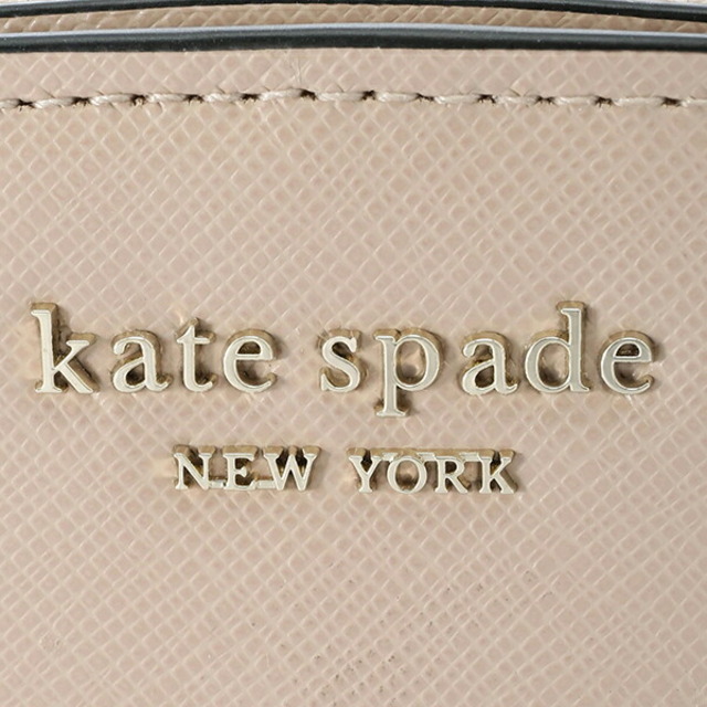 新品 ケイトスペード kate spade ショルダーバッグ ダブルジップ ドームクロスボディ ウォームベージュ