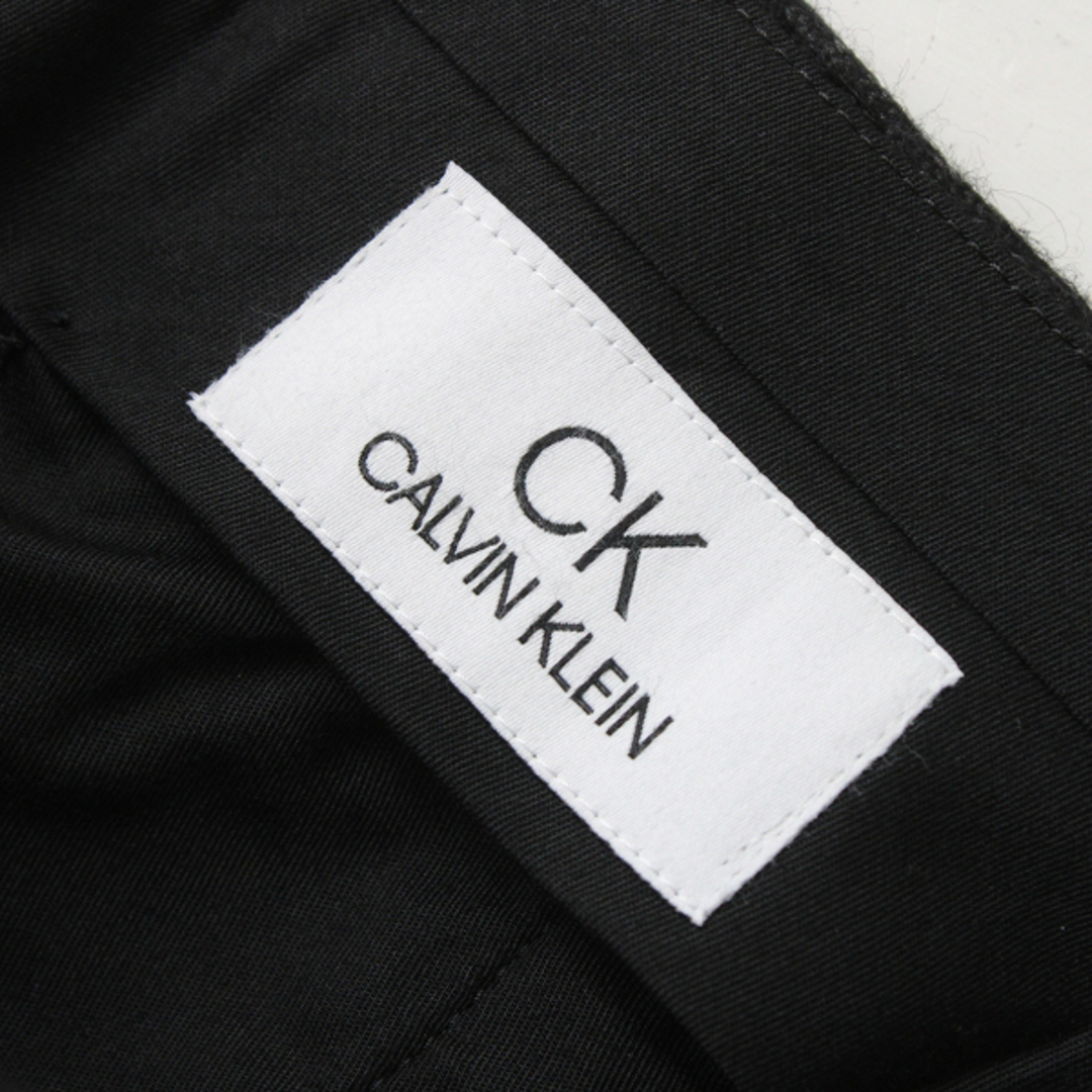 Calvin Klein(カルバンクライン)のメンズ 美品 CALVIN KLEIN カルバンクライン シャドーチェック柄 ウール混 パンツ 29/ブラック ボトムス ▽【2400030029657】 メンズのパンツ(その他)の商品写真