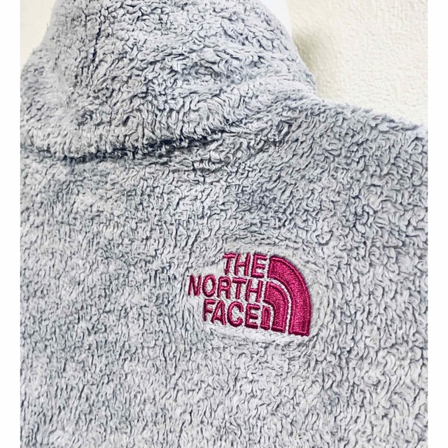 THE NORTH FACE(ザノースフェイス)のザ ノースフェイスフリース ハイライズグレー 希少 レディースM 古着 レディースのジャケット/アウター(その他)の商品写真