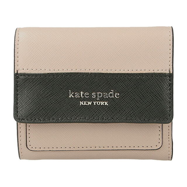 新品 ケイトスペード kate spade 2つ折り財布 トライフォールド