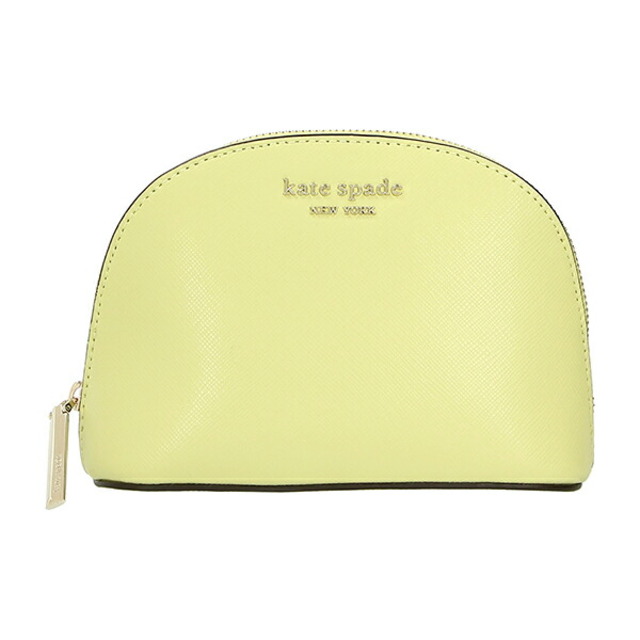 新品 ケイトスペード kate spade ポーチ スモール ドーム コスメティック レモンソルベ