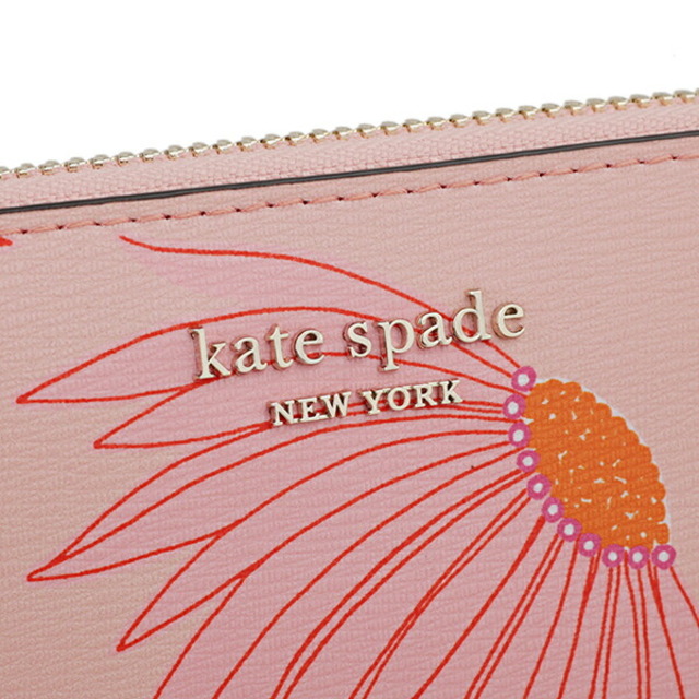 新品 ケイトスペード kate spade 長財布(ラウンドファスナー) ZIP AROUND CONTINENTAL WALLET ピンクマルチ