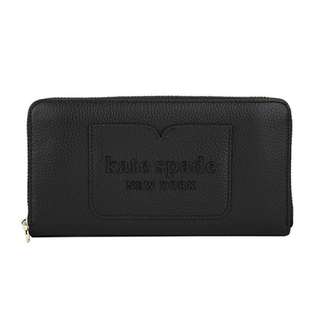 新品 ケイトスペード kate spade 長財布(ラウンドファスナー) ZIP AROUND CONTINENTAL WALLET ブラック