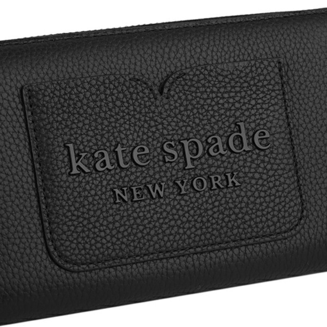 新品 ケイトスペード kate spade 長財布(ラウンドファスナー) ZIP AROUND CONTINENTAL WALLET ブラック