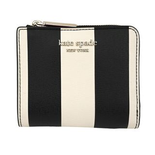 ケイトスペードニューヨーク(kate spade new york)の新品 ケイトスペード kate spade 2つ折り財布 スモールバイフォールド ウォレット ブラックマルチ(財布)