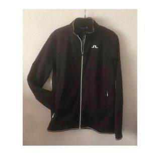 ジェイリンドバーグ(J.LINDEBERG)の【新品】J.LINDEBERG ジップ ブルゾン ブラック ホワイト バイカラー(ウエア)