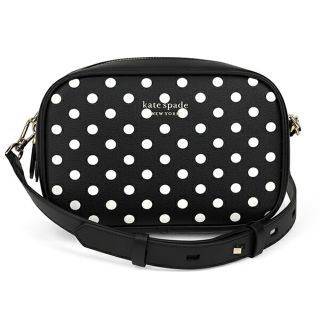 ケイトスペードニューヨーク(kate spade new york)の新品 ケイトスペード kate spade ショルダーバッグ ドット ミディアム カメラ バッグ ブラックマルチ(ショルダーバッグ)