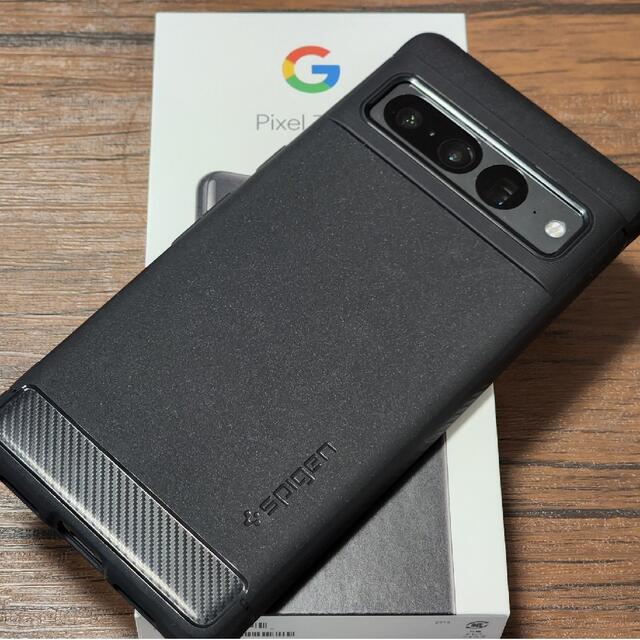 Google Pixel(グーグルピクセル)のPixel 7 Pro Obsidian 128GB スマホ/家電/カメラのスマートフォン/携帯電話(スマートフォン本体)の商品写真