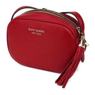 新品 ケイトスペード kate spade ショルダーバッグ ミディアム カメラ バッグ レッドカラント