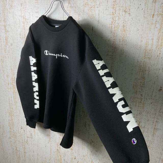 Champion REVERSEWEAVE リバースウィーブ スリーブロゴ 白