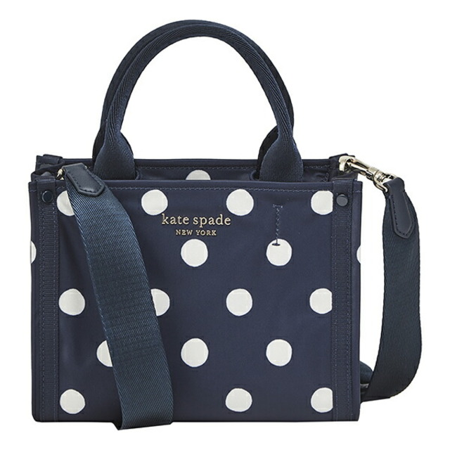 新品 ケイトスペード kate spade トートバッグ ミニ トート ネイビー | フリマアプリ ラクマ