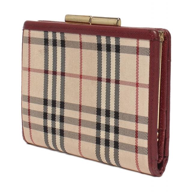 BURBERRY(バーバリー)のバーバリー BURBERRY 二つ折り財布 がま口 レディース レディースのファッション小物(財布)の商品写真