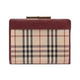 バーバリー(BURBERRY)のバーバリー BURBERRY 二つ折り財布 がま口 レディース(財布)