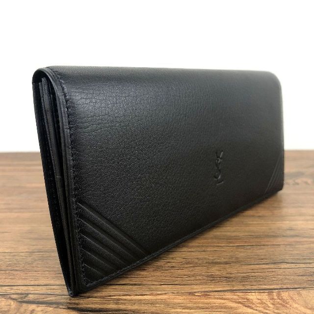 Yves Saint Laurent - 未使用品 Yves Saint Laurent 長財布 ブラック