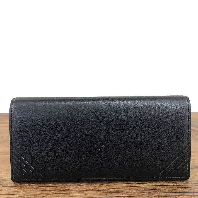 Yves Saint Laurent - 未使用品 Yves Saint Laurent 長財布 ブラック