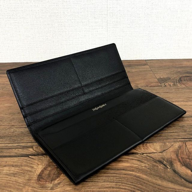 Yves Saint Laurent(イヴサンローラン)の未使用品 Yves Saint Laurent 長財布 ブラック 227 メンズのファッション小物(長財布)の商品写真