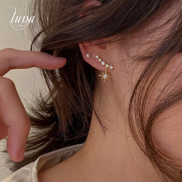 STAR JEWELRY(スタージュエリー)の☆star zirronia pierce☆s925 post☆GOLD レディースのアクセサリー(ピアス)の商品写真