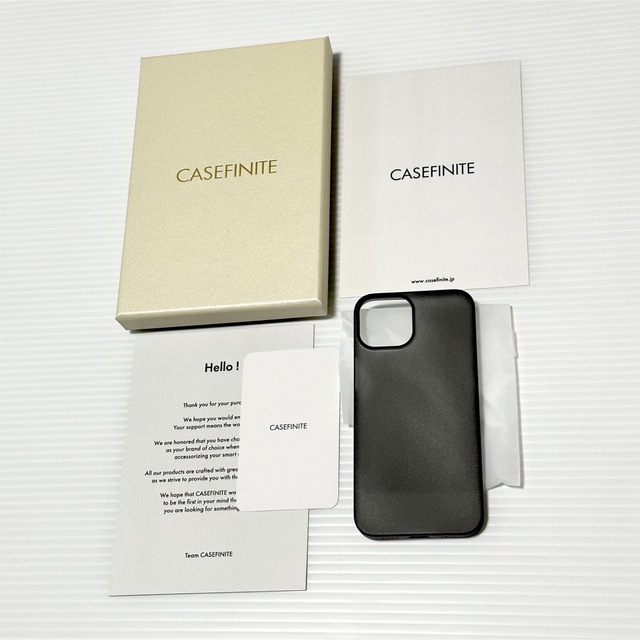 人気品！ CASEFINITE Frost Air iPhone13mini 黒