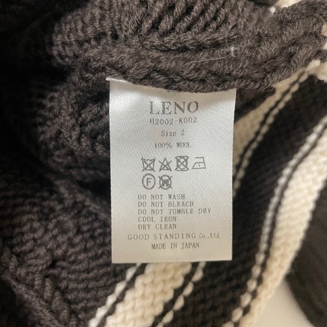YAECA(ヤエカ)のLENO リノ　チルデンニットセーター レディースのトップス(ニット/セーター)の商品写真