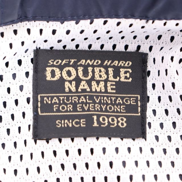 DOUBLE NAME(ダブルネーム)のDOUBLE NAME　ダブルネーム　パーカー　レディース　ネイビー　USED レディースのジャケット/アウター(ナイロンジャケット)の商品写真