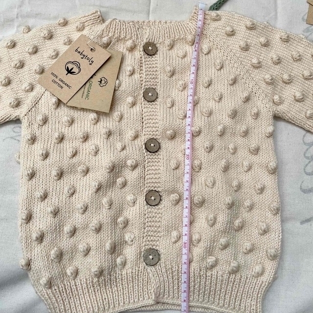 babytoly popcorn cardigan 新品未使用