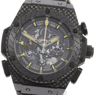 ウブロ(HUBLOT)の★箱・保証書付き【HUBLOT】ウブロ ビッグバン キングパワー  アイルトンセナモデル 719.QM.1729.NR.AES10 自動巻き メンズ_705950【ev10】(腕時計(アナログ))