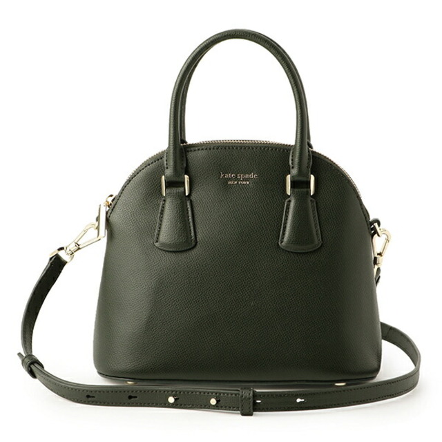 kate spade new york(ケイトスペードニューヨーク)の新品 ケイトスペード kate spade ハンドバッグ MEDIUM DOME SATCHEL ディープエバーグリーンマルチ レディースのバッグ(ハンドバッグ)の商品写真