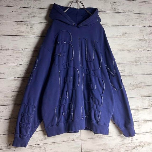 超希少デザイン】 Supreme 両面ビックロゴ 即完売 入手困難 パーカー