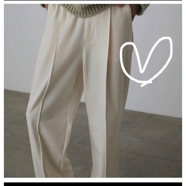 nala pin tuck thermo pants White ナラパン nala pin tuck thermo pants White ナラパン
