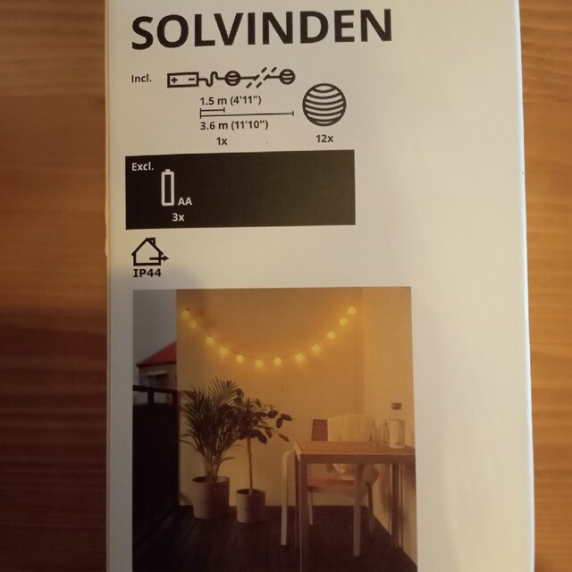 IKEA(イケア)の☆新品☆イケア　solvinden 照明　イルミネーション インテリア/住まい/日用品のライト/照明/LED(その他)の商品写真