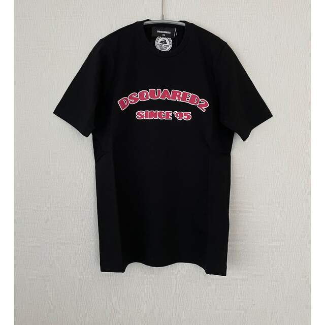 DSQUARED2(ディースクエアード)の【新品】DSQUARED2 ディースクエアード　ブラック 半袖Tシャツ レディースのトップス(Tシャツ(半袖/袖なし))の商品写真