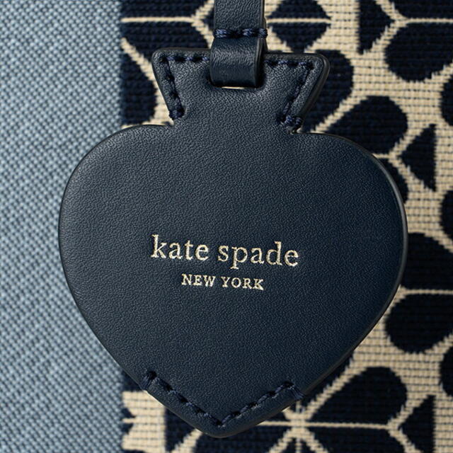 kate spade new york(ケイトスペードニューヨーク)の新品 ケイトスペード kate spade トートバッグ MEDIUM TOTE ブルー 青 ブラック レディースのバッグ(トートバッグ)の商品写真