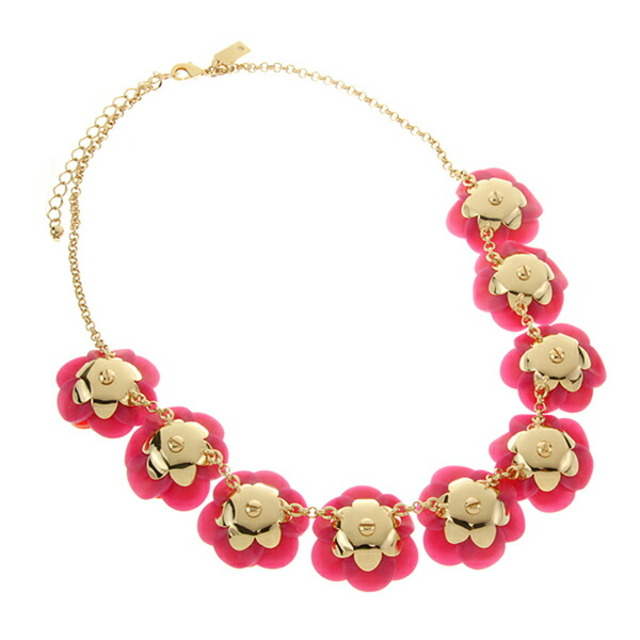 kate spade new york(ケイトスペードニューヨーク)の新品 ケイトスペード kate spade ネックレス NECKLACE ピンク レディースのアクセサリー(ネックレス)の商品写真