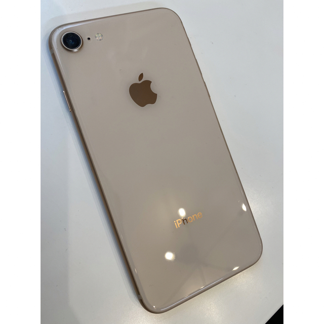 Apple - 美品iPhone8バッテリー100％ SIMロック解除済 64GB ゴールドの ...