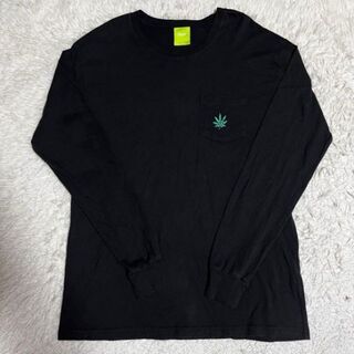 ハフ(HUF)の◾️HUF green buddy ls pocket tee 刺繍(Tシャツ/カットソー(半袖/袖なし))
