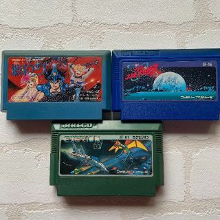 ファミリーコンピュータ(ファミリーコンピュータ)の◆ファミコン３本セット◆銀河の三人、エクセリオン、コスモキャリア【動作確認済】(家庭用ゲームソフト)