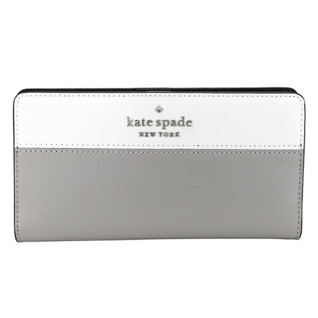 【箱付き】ケイトスペード kate spade 長財布 グレー