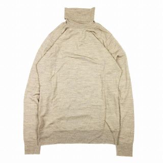 ジョンスメドレー(JOHN SMEDLEY)の美品 ジョンスメドレー メリノ ウール 100% タートルネック ニット(ニット/セーター)