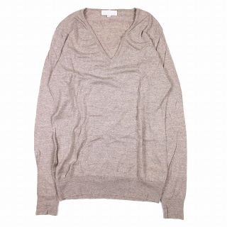 ジョンスメドレー(JOHN SMEDLEY)のジョンスメドレー メリノ ウール 100% Vネック ニット セーター 長袖(ニット/セーター)