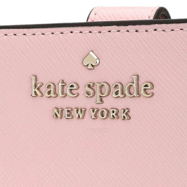新品 ケイトスペード kate spade 2つ折り財布 ミディアム コンパクト バイフォールド ウォレット ライトピンク 7