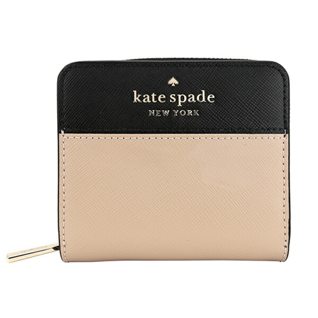 新品 ケイトスペード kate spade 2つ折り財布 カラーブロック スモール