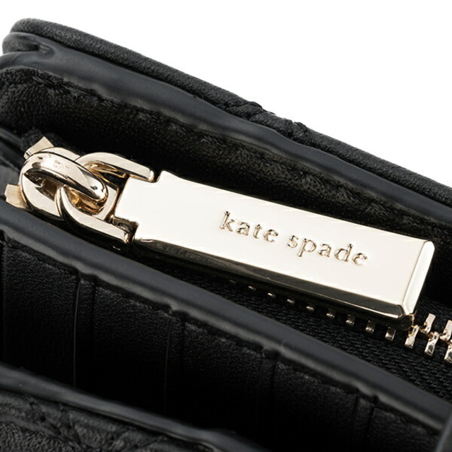 新品 ケイトスペード kate spade 2つ折り財布 MEDIUM COMPARTMENT BIFOLD WALLET ブラック