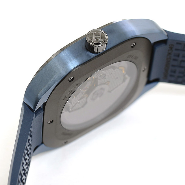 Hermes(エルメス)のエルメス H08 ネイビー文字盤 チタン/ラバー オートマ SP1.744 メン メンズの時計(腕時計(アナログ))の商品写真
