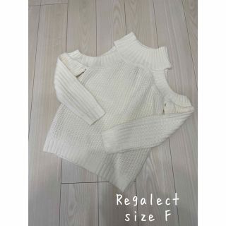 レディー(Rady)の⑧③Regalect オープンショルダーニット ホワイト(ニット/セーター)