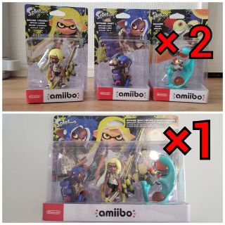 ニンテンドウ(任天堂)のスプラトゥーン 3 amiibo 3セット(ゲームキャラクター)